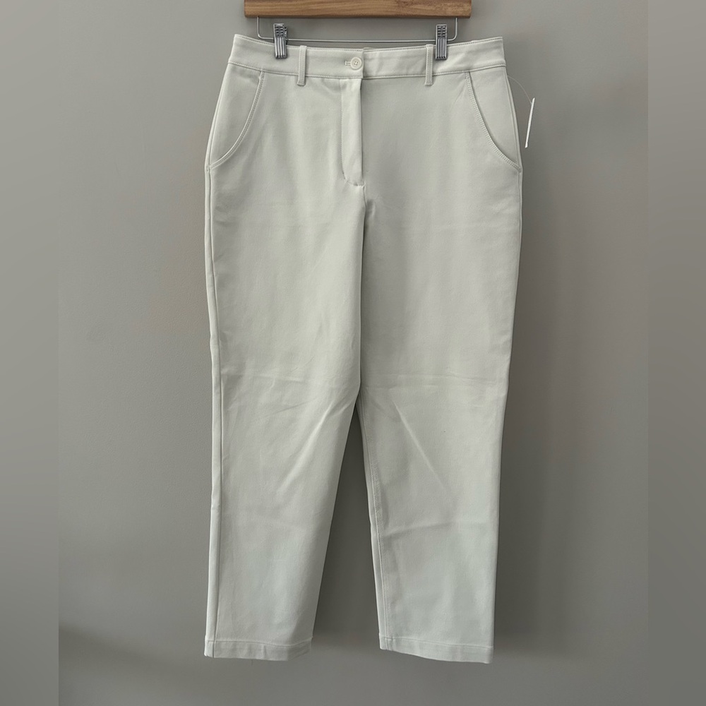 Kit and Ace Tailored Straight-Leg Pants in Off-White - Picture 4 of 7